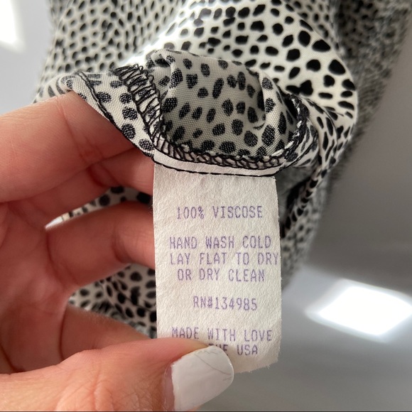 For Love & Lemons Little Lover Spotted Mini Dress - Picture 5 of 6